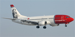 Авиакомпания Norwegian Air Shuttle (Норвегиан Эйр Шаттл) - Крупнейшая бюджетная авиакомпания Норвегии 