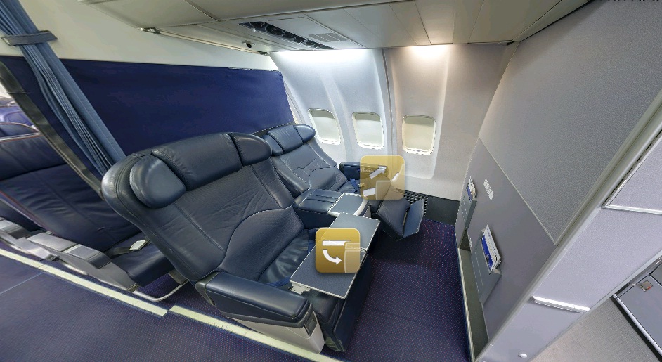 Салон бизнес класса Боинг 737-500