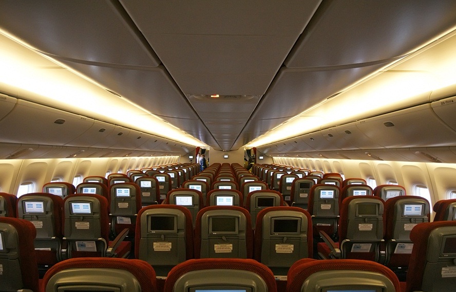 Салон Боинга 747 400